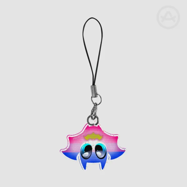 Bat- Bisexual Glitter Acrylic Keychain