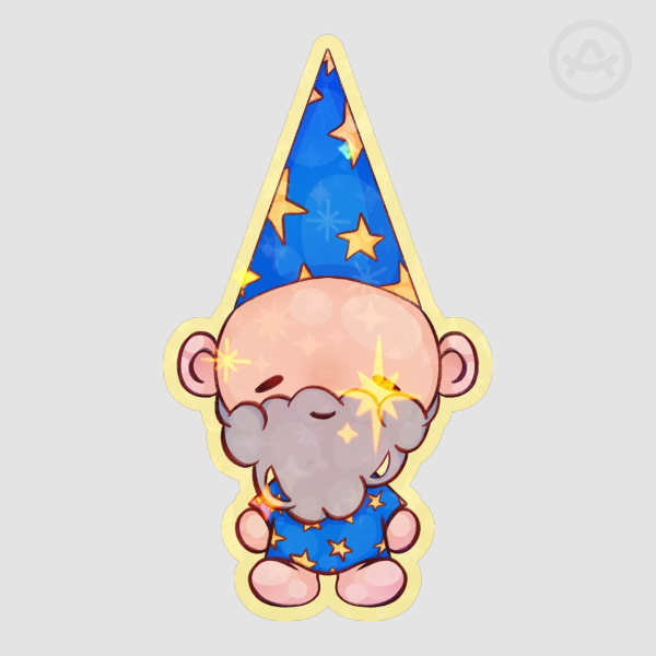 Goober The Wise Wizard Sticker