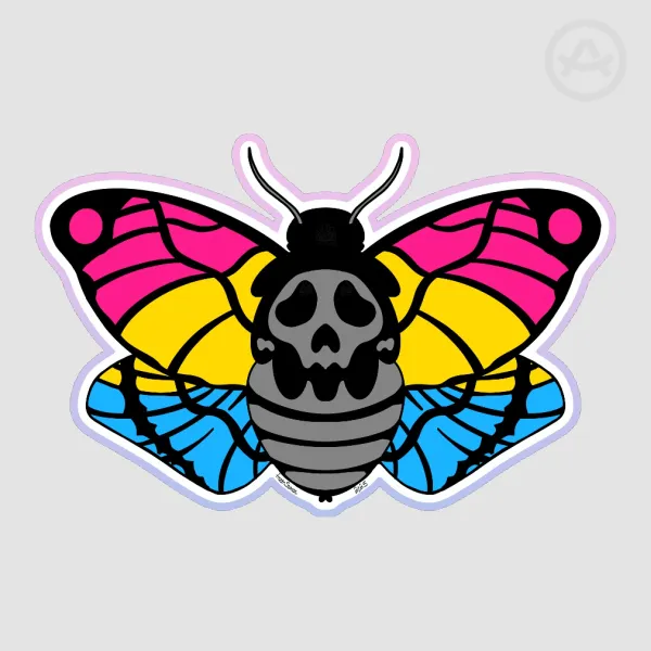 Pan Death Head Hawk Moth Sticker