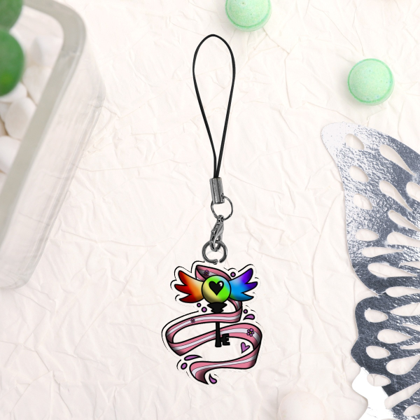 Hazbin Hotel Ribbon Key Sapphic