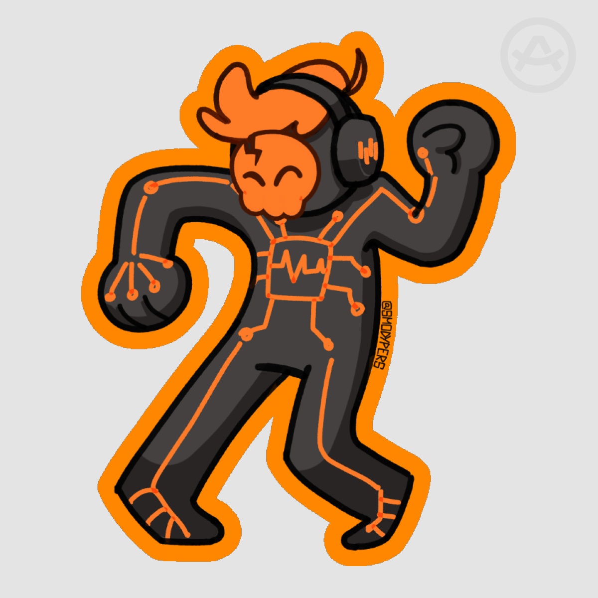 zero_one Sticker