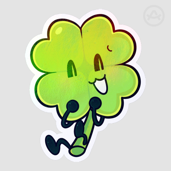Clover Inanimate Insanity Die Cut Sticker