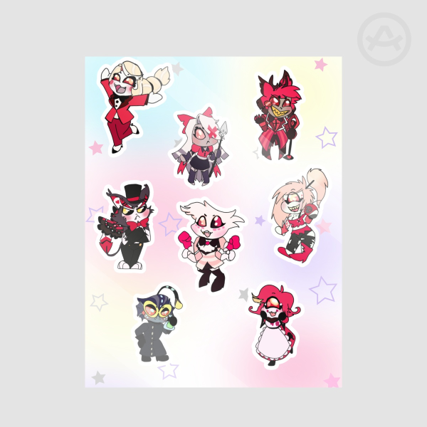 Hazbin Hotel Chibi Sinners