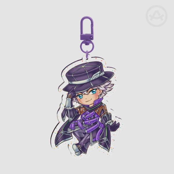 Hummel Glitter Acrylic Keychains