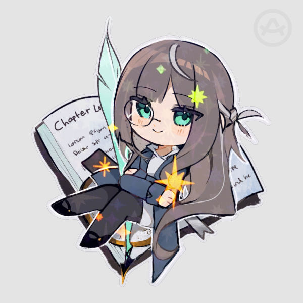 Val Lantrece Die Cut Stickers [ original character ]