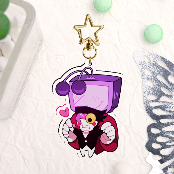 Tenna and little Spammy Keychain