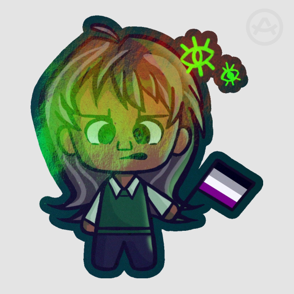 Jonathan Sims - The Magnus Archives - Asexual/Ace Pride Flag
