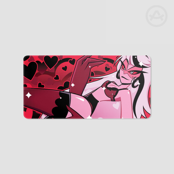 Hazbin Hotel - Carmilla Carmine Valentine's Day Desk Mat