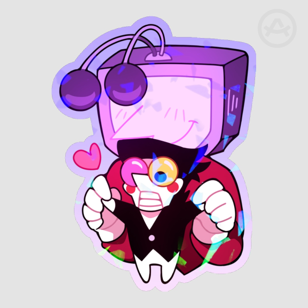 Tenna and little Spammy Sticker