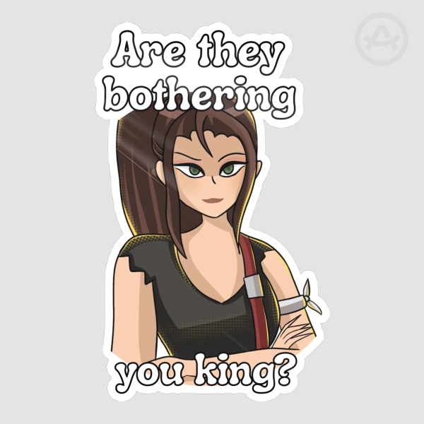 Brigitte Overwatch Sticker (King Ver.)