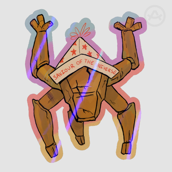 Rocky "Saviour of the Universe" Sticker