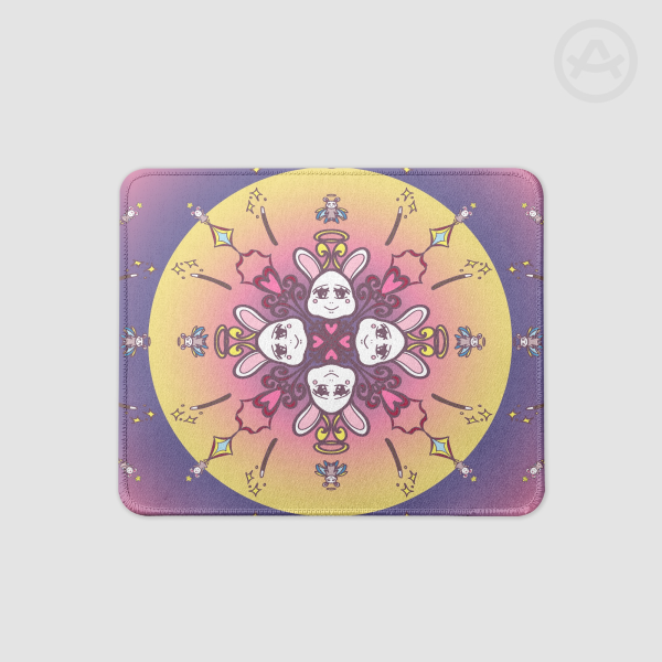 Bunnies Square Mouse Pad