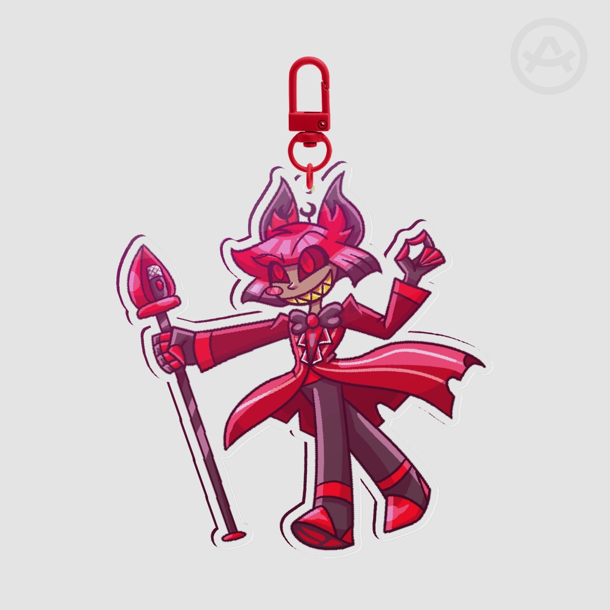 Alastor Clear Acrylic Keychains