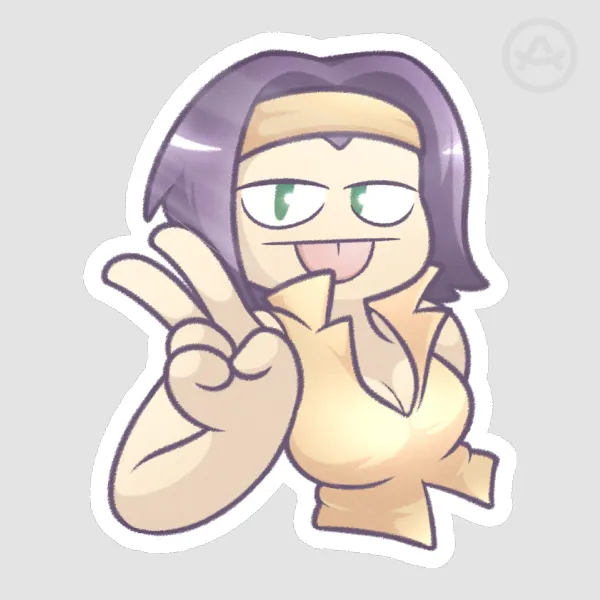 Faye Peace Sticker