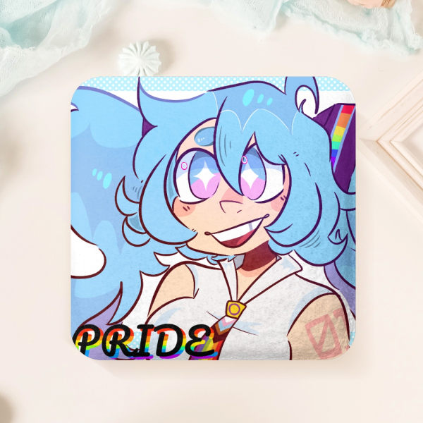 Pride Miku Plush Badge
