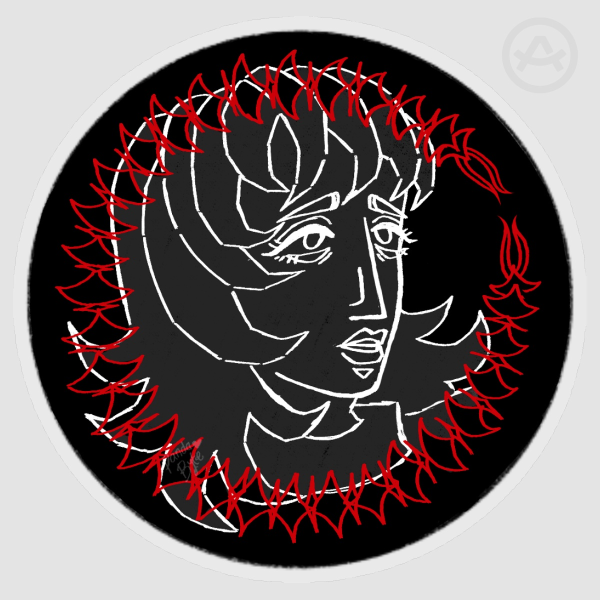 Anya Sticker - Mouthwashing (no blood version)