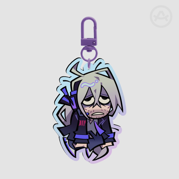 Old man Hank - Holo Keychain