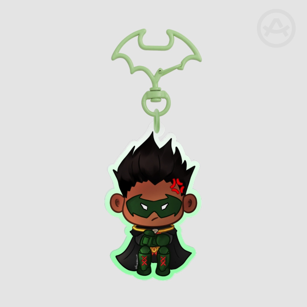 Grumpy Damian Wayne Keychain (7CM)