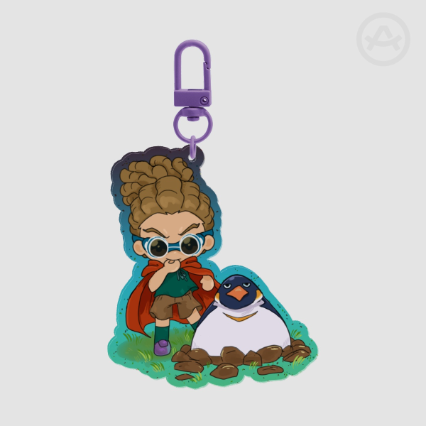 Koutei Penguin...? Glitter Keychain