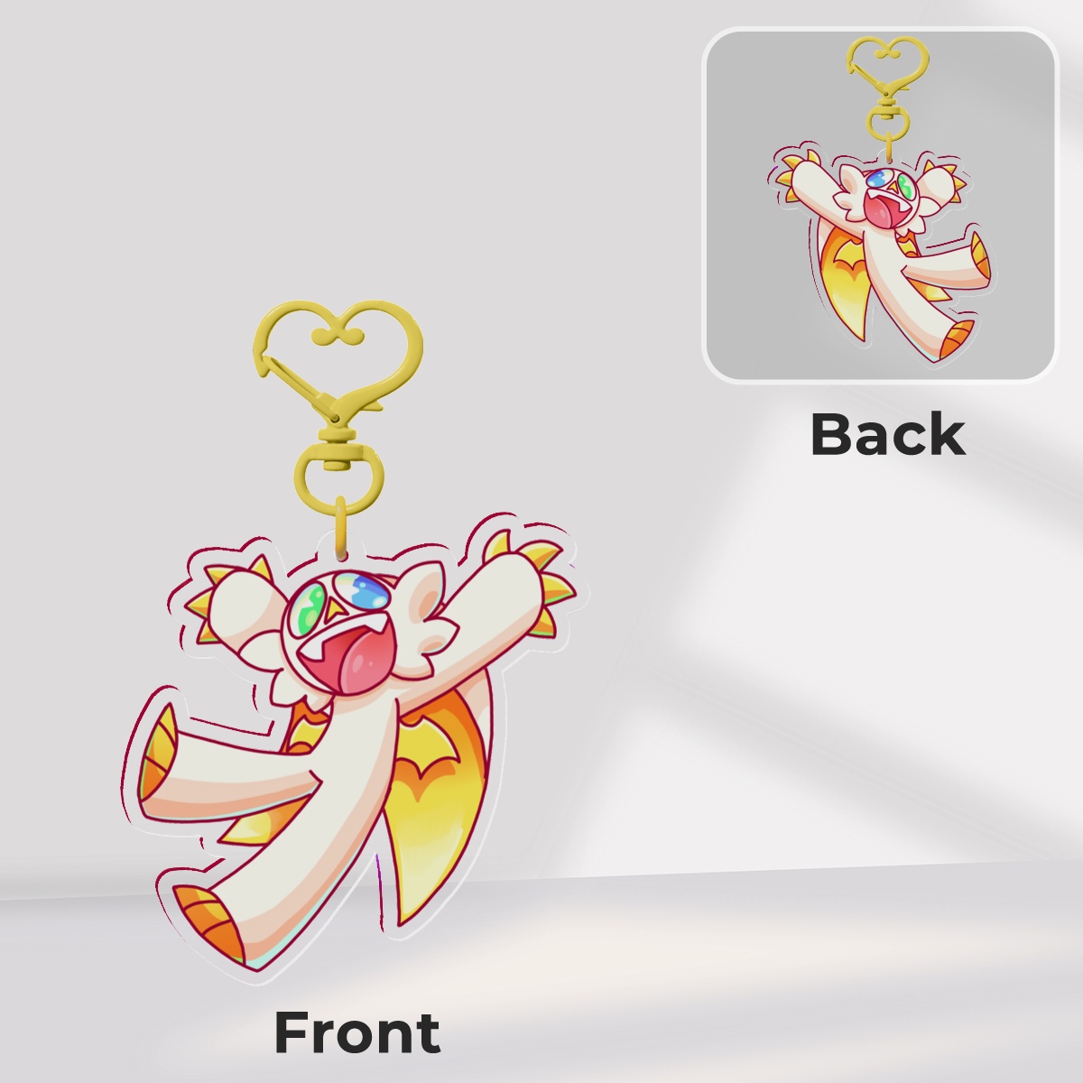 Cleanie Critters クリーニークリッターズ Batty Acrylic Keychains by Creep Critters - ACGGOODS