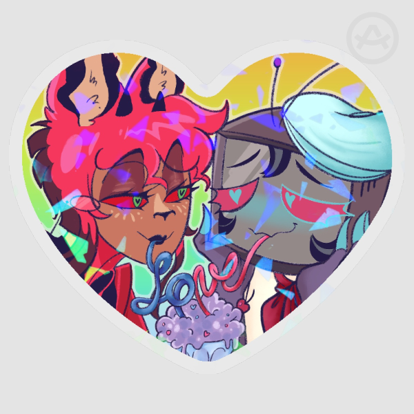 Yuriostatic ‘Smoothie Date’ Clear Vinyl Sticker
