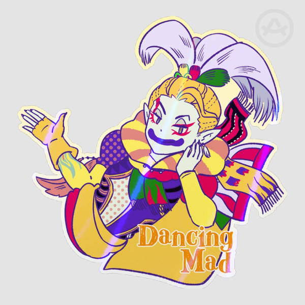 Final Fantasy 6-Kefka: Die Cut Stickers