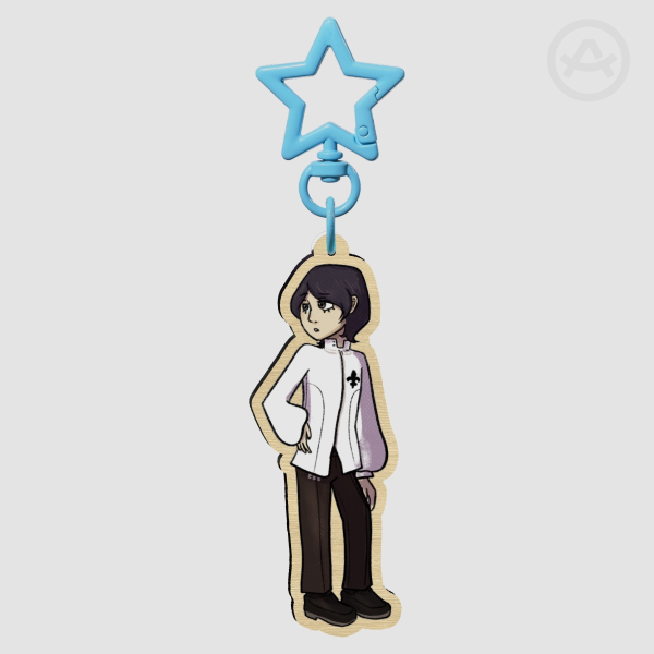 Yusuke Persona 5 3" Wood Keychain
