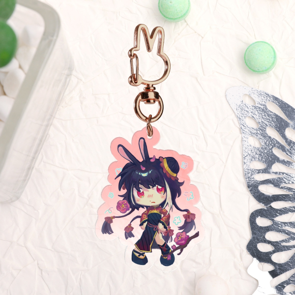 Jia Xichun bunny keychain