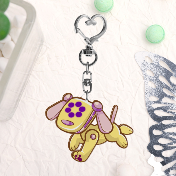 Intersex I-Dog Keychain