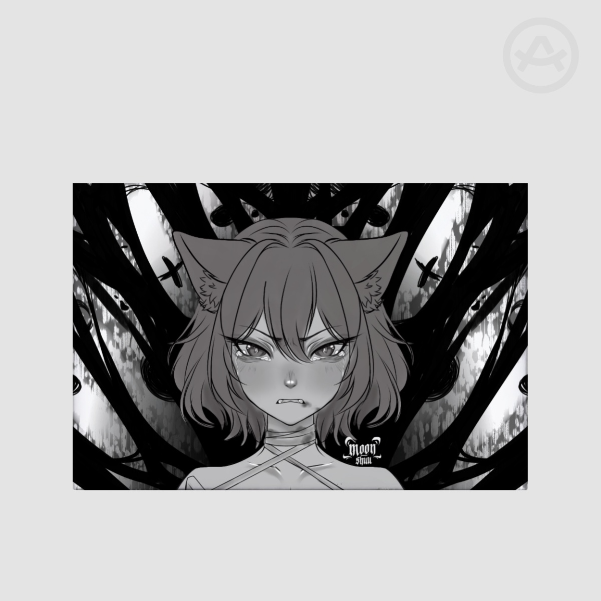Anxiety Rectangular Badges