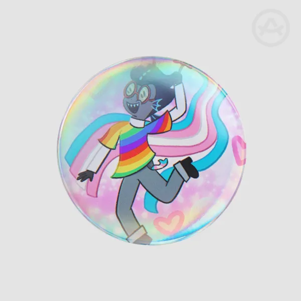 Magical Trans Baxter Button