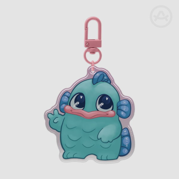 Hangyodon - Epoxy Keychain