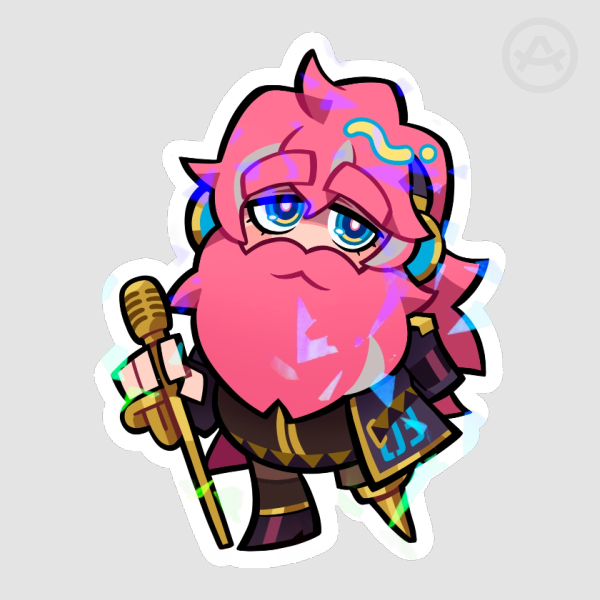 Old man Luka - Shattered Glass Sticker
