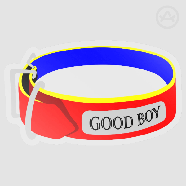 "GOOD BOY" Pride Collar (Polyam)