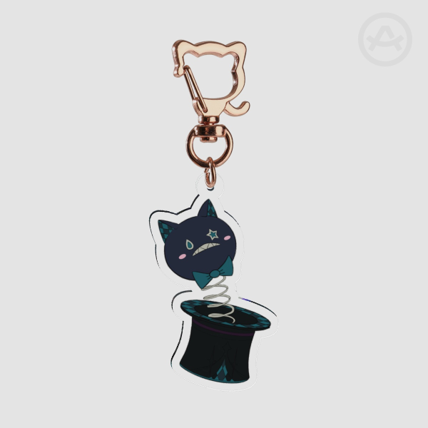 Lynette Bogglecat Box Keychain