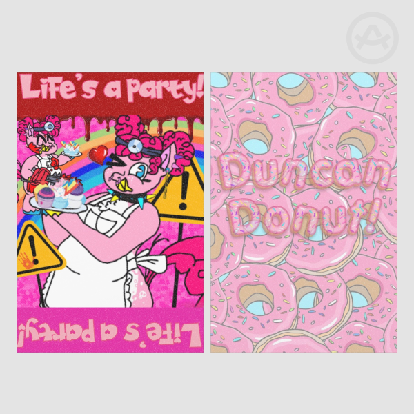 Life's A Party Holographic Photocards