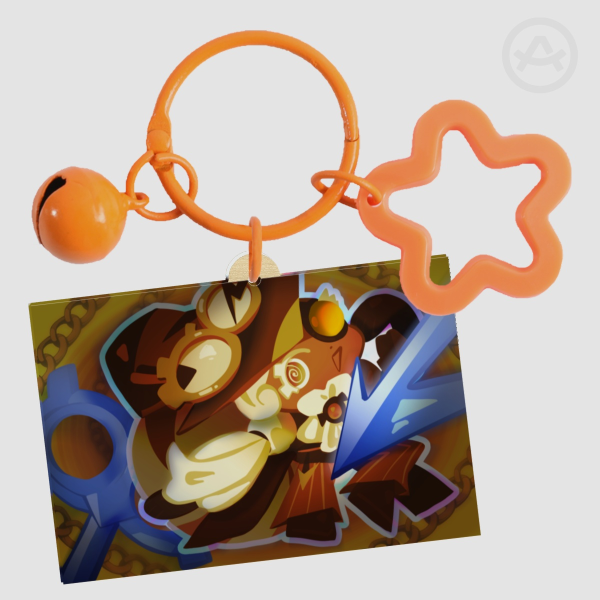 Timekeeper Cookie Full Bleed Wood Keychains - Cookie Run