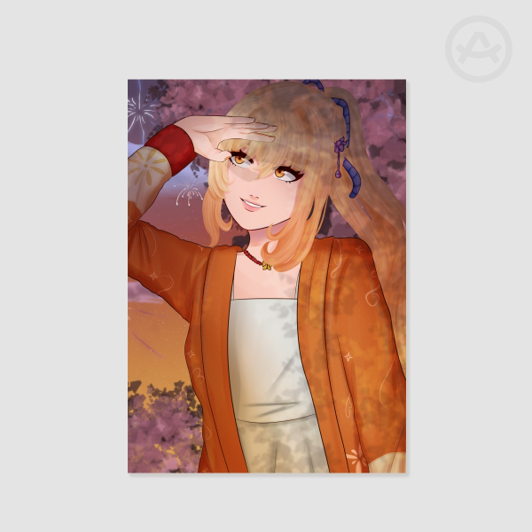 Yoimiya Nagohara - Genshin Impact Print