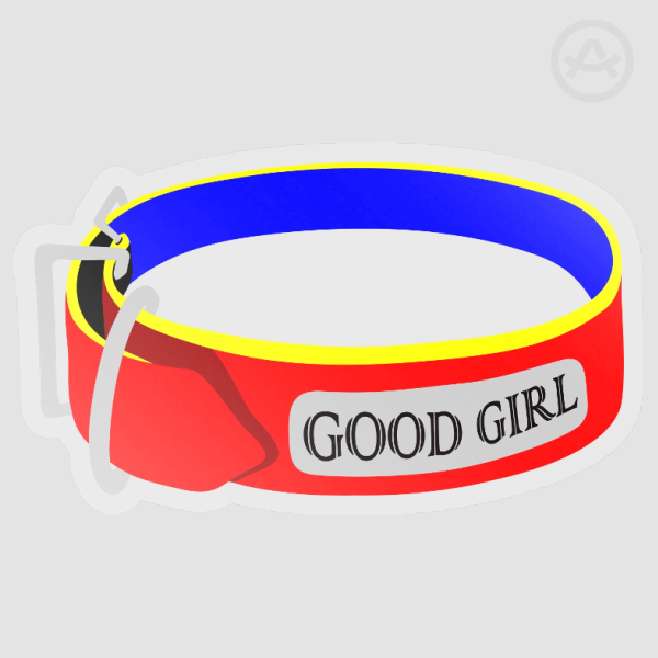 "GOOD GIRL" Pride Collar (Polyam)