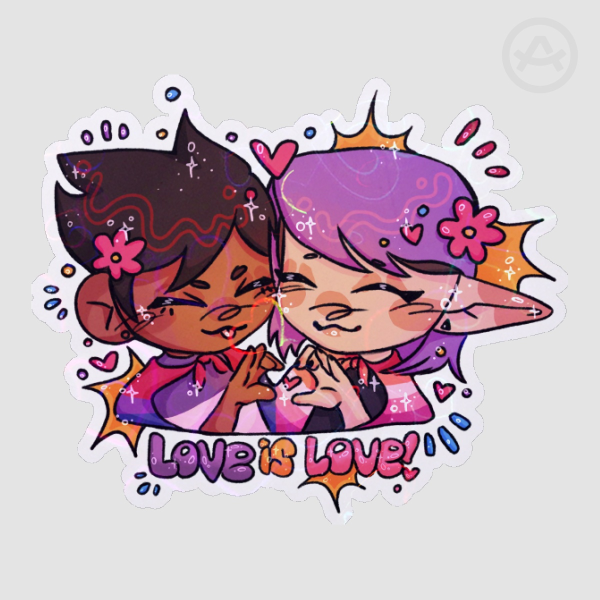 Lumity Holo Heart Sticker