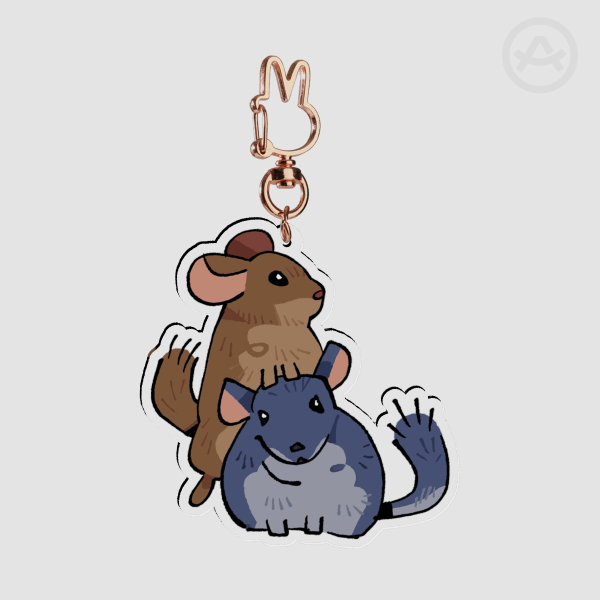 Shoe and Mallow Keychain