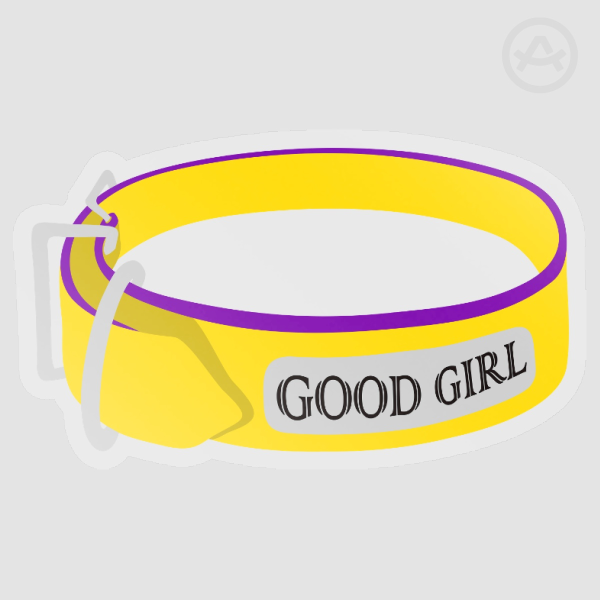 "GOOD GIRL" Pride Collar (Intersex)