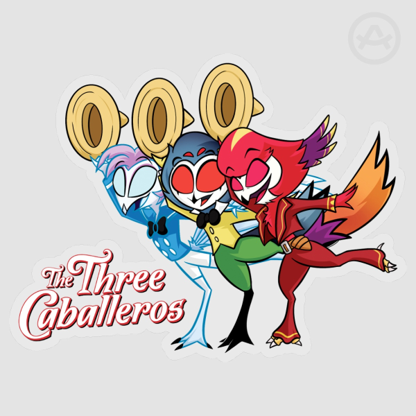 The Three Caballeros // Die Cut Stickers