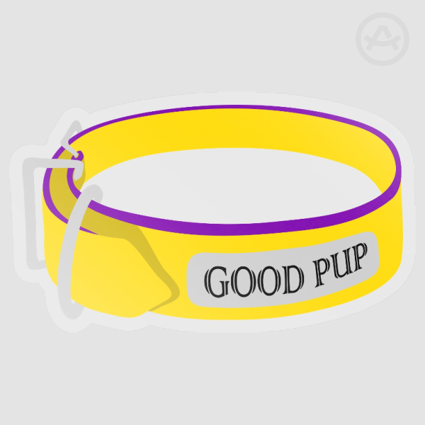 "GOOD PUP" Pride Collar (Intersex)