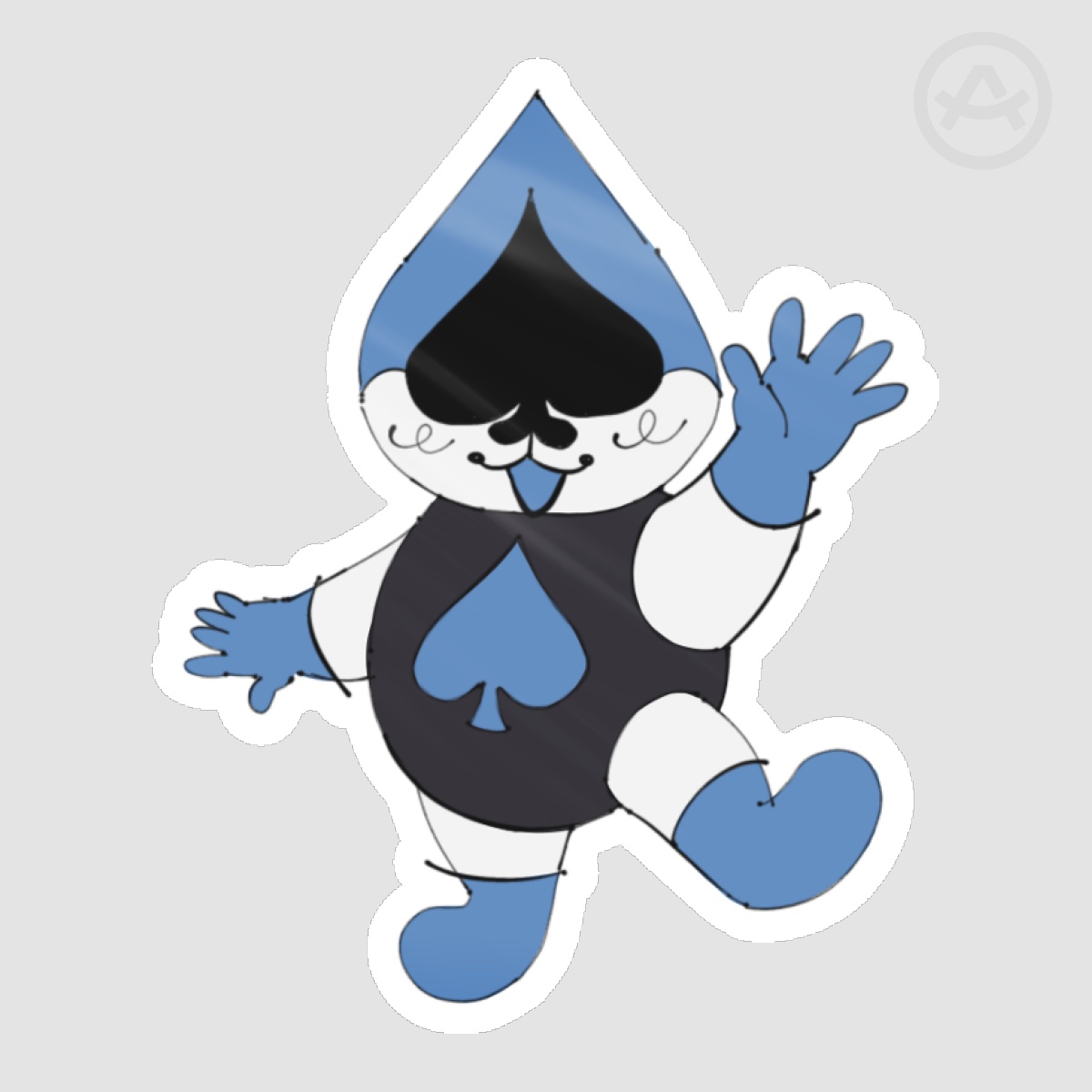 Lancer Deltarune Die Cut Stickers