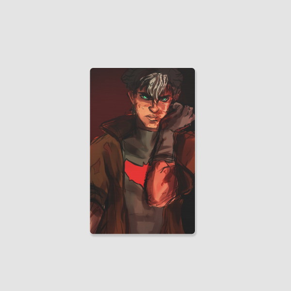 Red Hood to Robin Lenticular Photocard