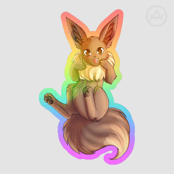 Eevee Holographic Sticker