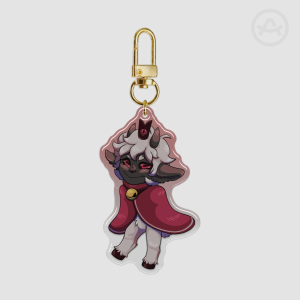Holy Lamb - Epoxy Keychain