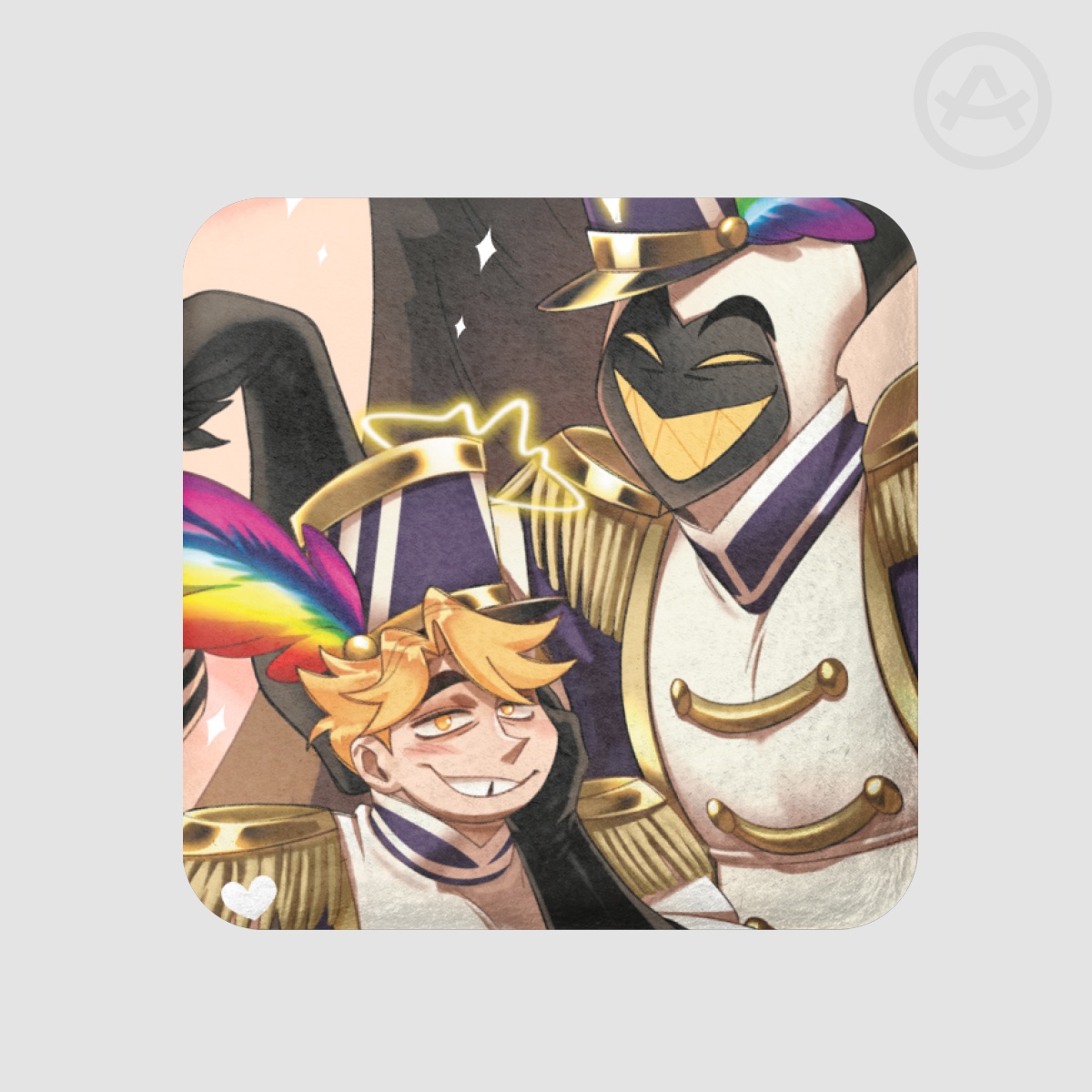 Father and Son Support! Plush Badges