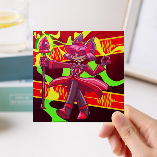 Alastor Clear Acrylic Coaster